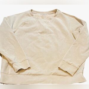 🚨BUY2GET1 Andrew Marc New York Sweater Cream Pullover Sweatshirt Casual